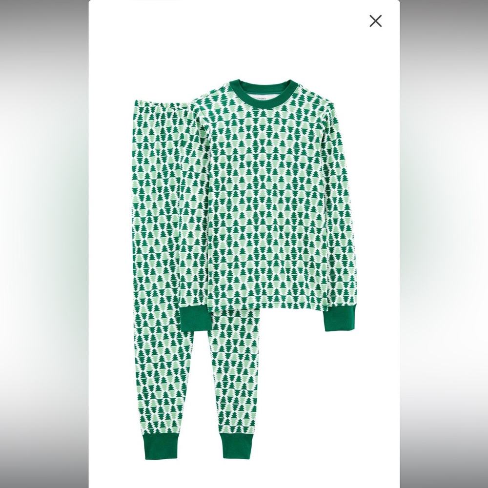 Carter’s Matching Adult (Small) 2-Piece and Kid (6) Christmas Pajamas - Picture 3 of 3